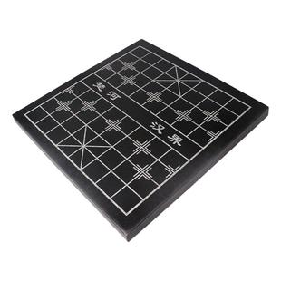 天然整块乌金石棋盘中国象棋石盘黑金石象棋盘茶桌石