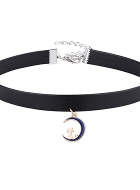 choker项圈手工原宿甜美风月亮猫