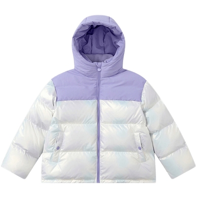 笛莎旗舰店童装女童羽绒服冬装新款中大童女孩儿童短款面包服外套