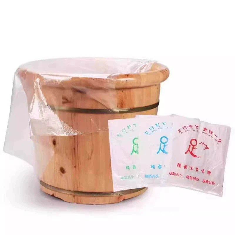 一次性泡脚袋足浴袋子塑料足浴店泡脚桶专用足疗袋洗脚盆袋子加厚