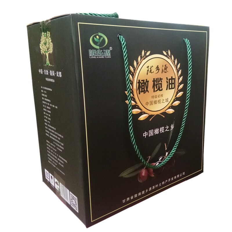陇南武都橄榄油陇乡源250ml*6瓶