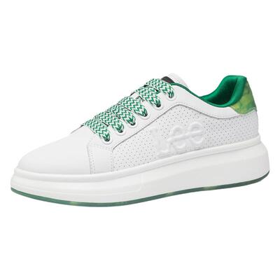 lee运动厚底男士小白鞋