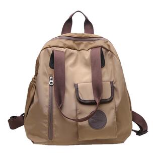 大容量双肩包女2025新款帆布旅游包轻便多功能旅行单肩背包托特包