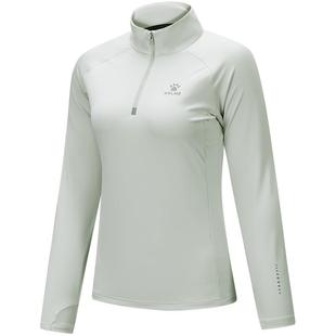 KELME卡尔美半拉链训练服女秋季瑜伽跑步保暖运动长袖速干健身衣