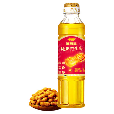 金龙鱼纯正花生油400ml植物油食用油小瓶经济实惠家用宿舍浓香