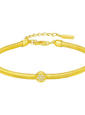 【生日礼物】周大生金色黎明手链