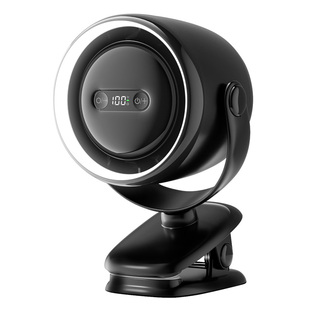 Kini夹子高速小风扇涡轮风扇电风扇小风炮吊挂式USB小型冷风带夜灯静音充电学生办公室桌面宿舍床头神器新款