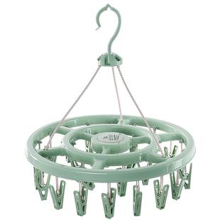 多夹子衣架家用晾袜子神器学生儿童夹挂衣服架子衣挂宿舍用晒袜架