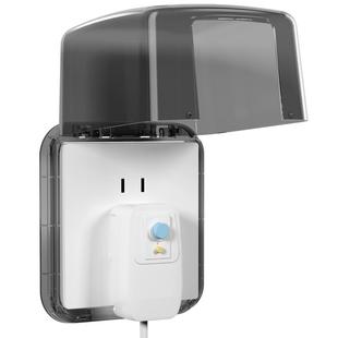 86型加高加大插座防水罩卫生间浴室漏电开关防溅盒热水器保护盒盖