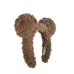 可爱小熊耳朵毛绒发箍女洗脸发带2026新款秋冬头饰卡通发饰高颅顶