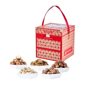 臻味高档坚果礼盒环球荣耀2015g干果大礼包年货送礼长辈企业福利