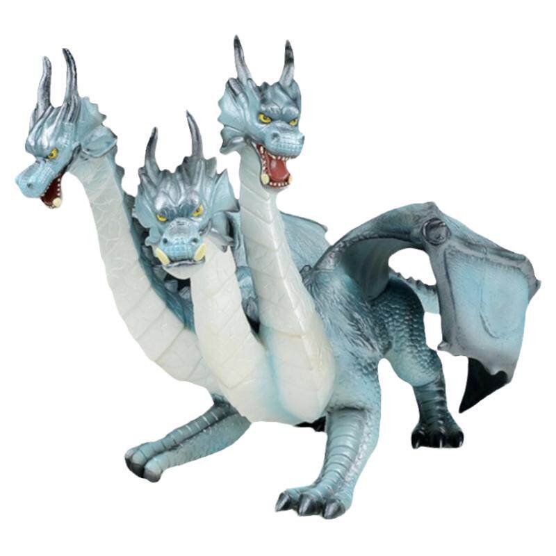 recur软胶三头龙魔幻动物模型