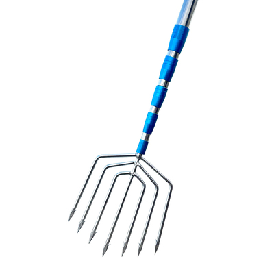 大倒刺捕鱼叉不锈钢头老式鱼叉头伸缩杆渔叉鱼插鱼叉子大全扎鱼器