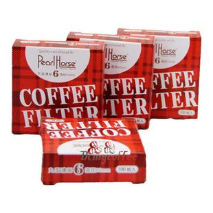 丸型新款宝马100入6号滤纸直径60摩卡壶滤纸好乐压滤纸爱乐压滤纸