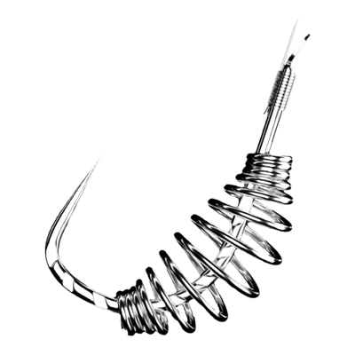 渔战将新品鲢鳙弹簧双钩狂甩不掉