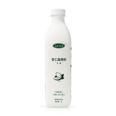 JustSeed杏仁植物奶1000ml*2瓶