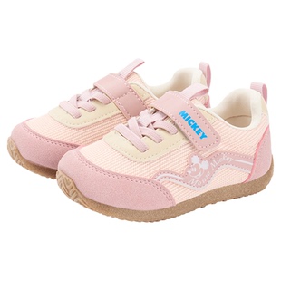 迪士尼女童卡通板鞋2026春款网面魔术贴中小童运动鞋男孩子德训鞋