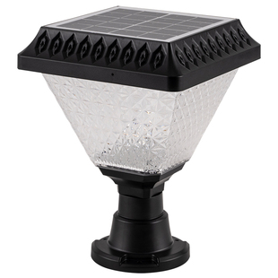 2025年太阳能柱头灯花园别墅门柱户外庭院室外防水围墙柱子灯新款