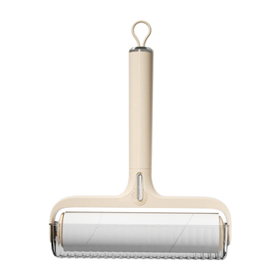 日本粘毛器滚筒强力神器可撕式纸滚刷除毛养猫专用头发粘尘替换纸