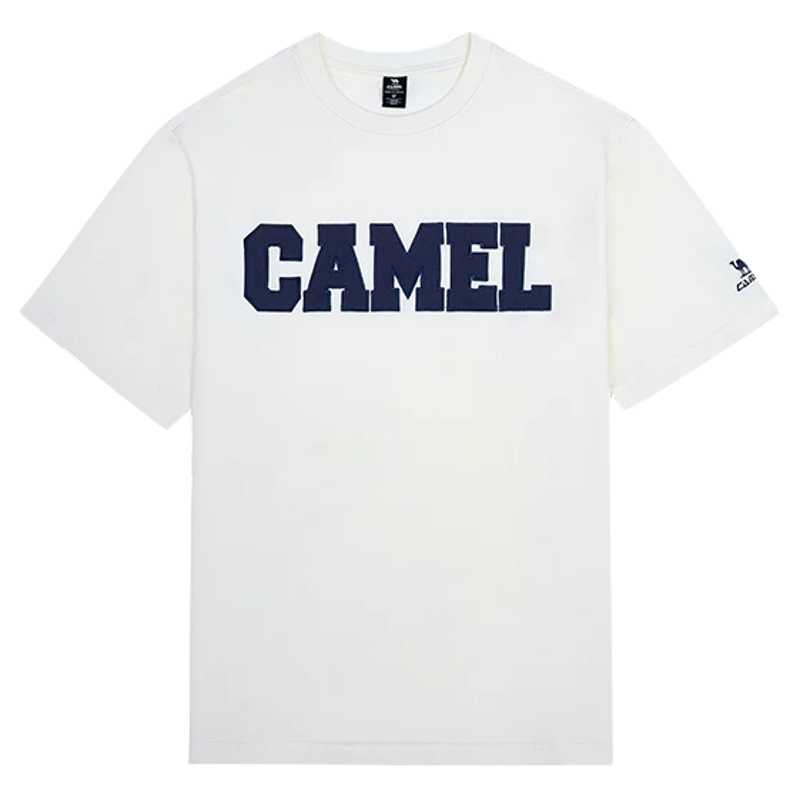 Camel骆驼夏日三防运动T恤2026夏季棉感男女同款防水防污宽松上衣