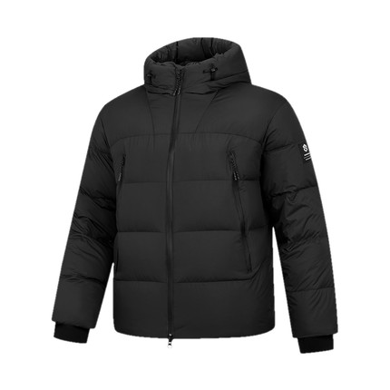 乔丹被窝羽绒服男2025冬季新款抗静电连帽防风防小雨户外登山外套