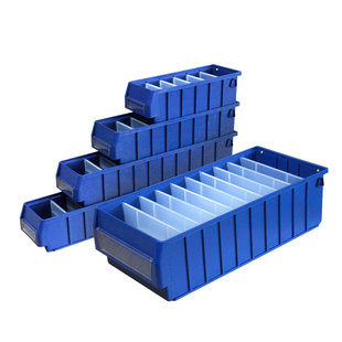 分隔式零件盒螺丝盒物料元件盒五金工具收纳盒组合加厚塑料零件箱