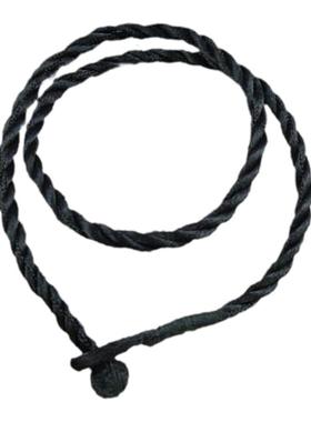 印度925银项链手编绳吊坠