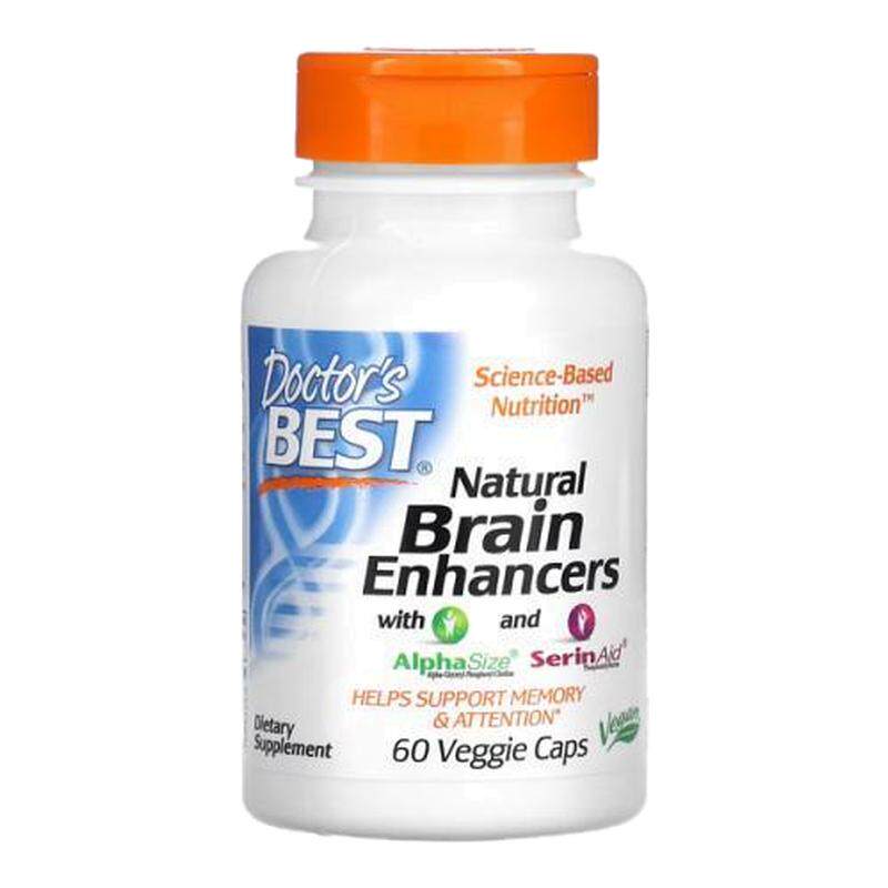 Doctor'sBest多特倍斯天然藻油磷脂脑力保健品提升注意力PS磷脂酰