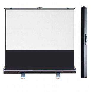 地拉幕布地拉式投影幕布地拉式幕布投影家用投影仪幕布落地升幕布100寸80寸110寸投影幕布免打孔投影仪屏幕布