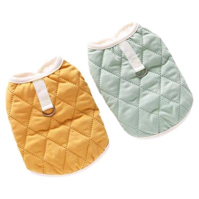 宠物狗狗衣服加绒加厚带牵引绳