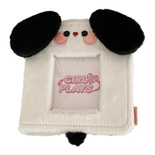 原创动物系列毛绒卡册一宫格活页拍立得相册本照片专辑小卡收纳册