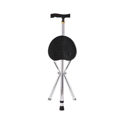 拐杖凳子折叠便携老人拐杖带凳子