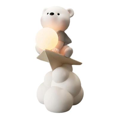 高级感熊客厅摆件大型落地存钱罐2025新款沙发电视柜旁灯乔迁礼物