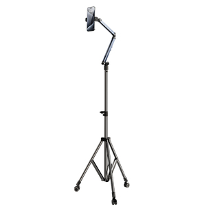 雪奈儿落地俯拍手机三脚架直播支架专用俯视拍摄美食书法录vlog视频拍照可伸缩折叠360度旋转三角支撑平板架