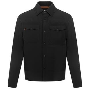 【防泼水】利郎官方轻薄羽绒服男士25冬男装衬衫翻领短款夹克外套