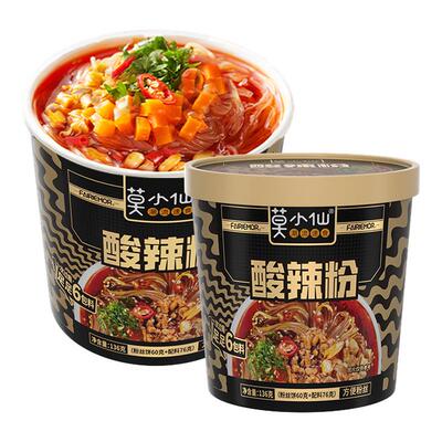 莫小仙酸辣粉桶装冲泡粉丝
