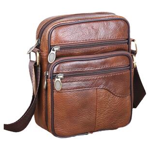 保证真皮男包单肩包牛皮斜挎包男士包包商务背包多隔层出差公文包