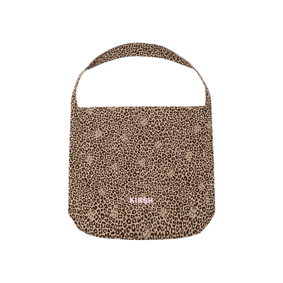 KIRSH韩系时尚豹纹印花帆布包女