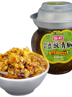 锦程秘制青椒豆鼓辣椒酱850g