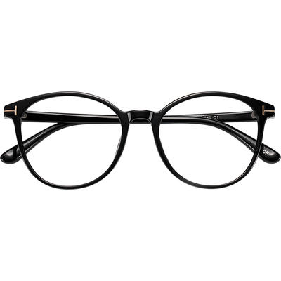 赵今麦同款黑框眼镜近视可配度数