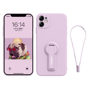 支架适用苹果12手机壳iPhone12promax新款女保护套液态硅胶高级感全包ip12por网红十二超薄max手绳ipone12pro