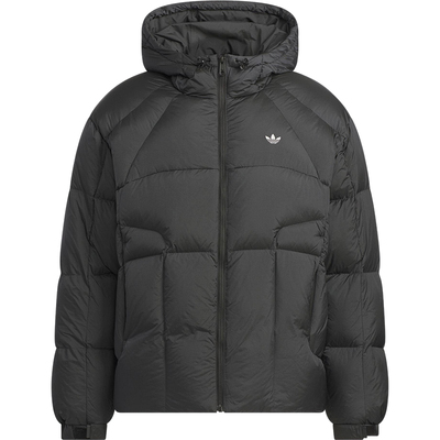 Adidas/阿迪达斯正品三叶草男士拉链保暖连帽运动羽绒服KS6079