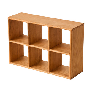 樱桃木杯子置物架多层马克杯咖啡杯收纳架桌面实木格架盲盒展示架