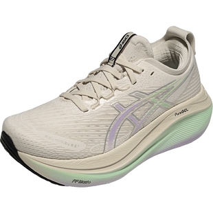 ASICS亚瑟士新款GEL-NIMBUS 27铂金款女子缓震回弹轻量透气跑步鞋