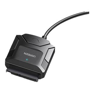 绿联sata转usb3.0易驱线硬盘转换连接器转接线2.5/3.5英寸台式机笔记本电脑外接口固态机械硬盘光驱数据读取