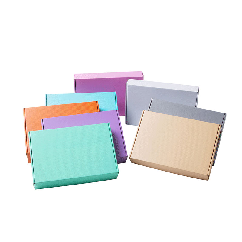 彩色飞机盒 定做尺寸LOGO印字黑色小纸箱特硬T2包装盒 现货包邮