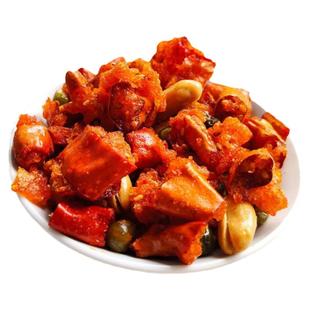 香酥辣椒脆油炸辣椒段香辣酥花生青豌豆大包袋装四斤休闲零食小吃