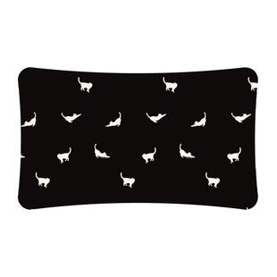 Not Just Pajama Cats系列真丝枕套猫咪印花桑蚕丝100%枕巾