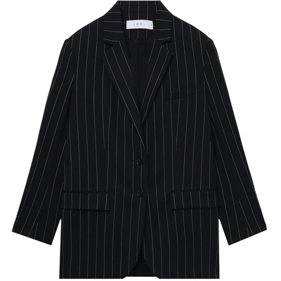 ITIRO宽松条纹西装夹克