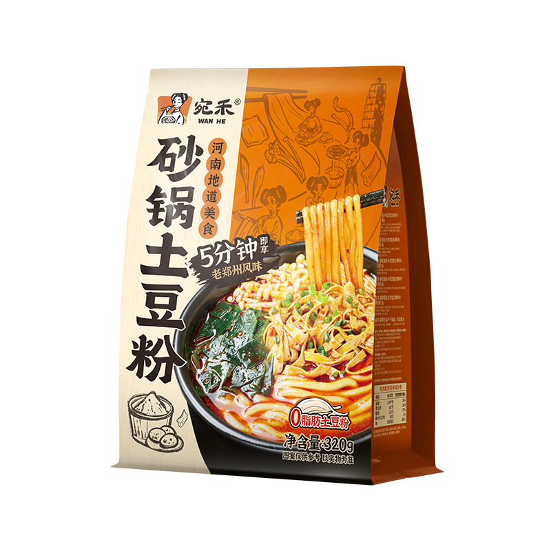 宛禾砂锅土豆粉0脂肪面饼